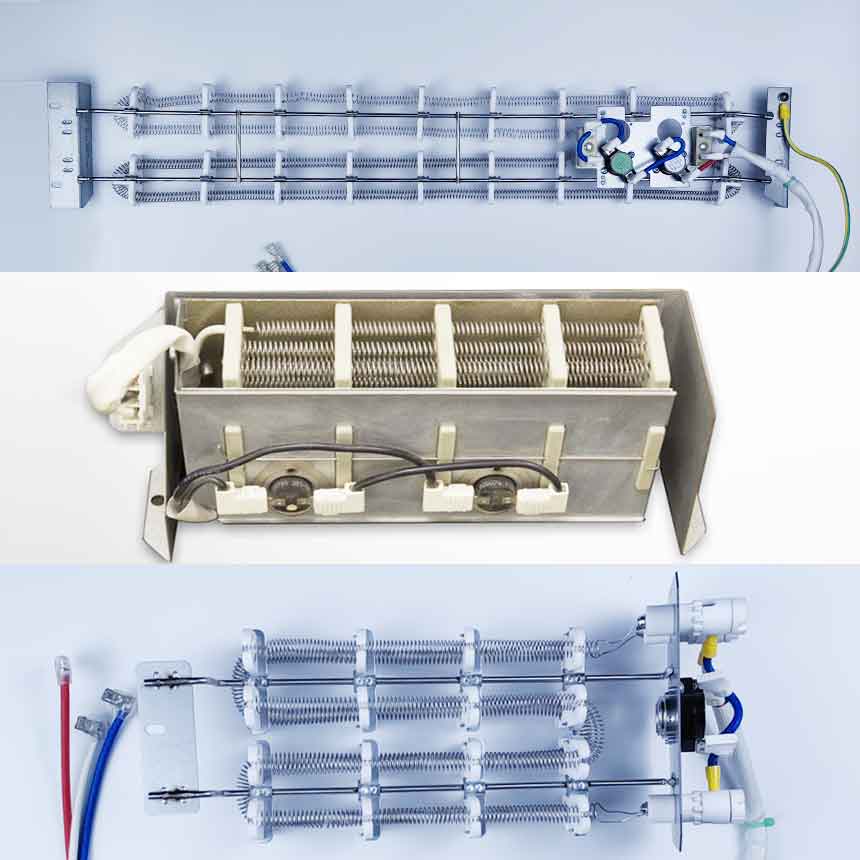 Open coil electrical heater
